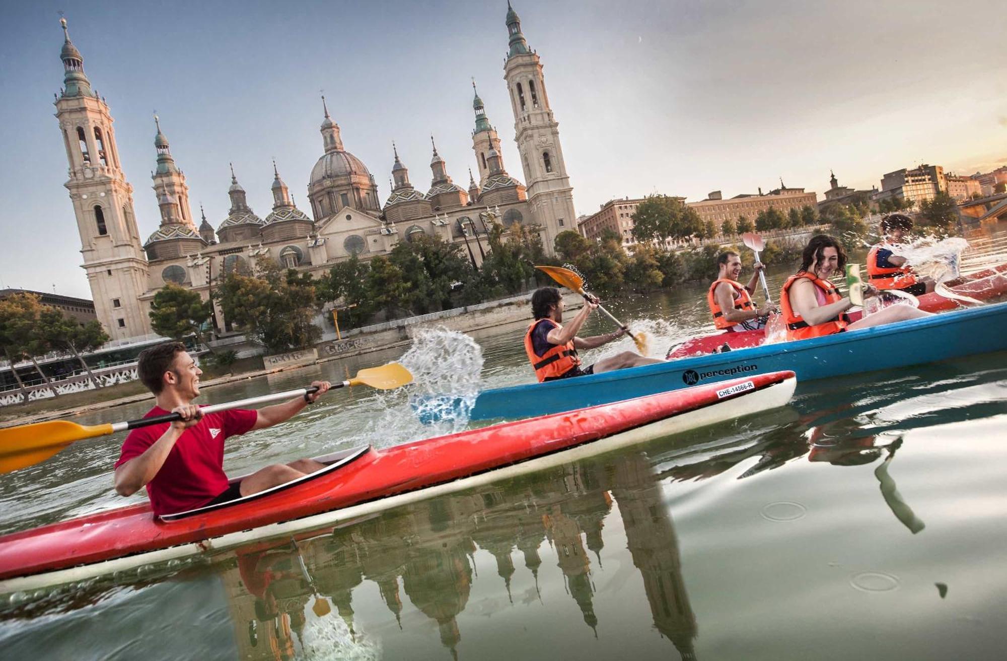 Piso Para 4 Con 2 Parking En Casco Historico De Zaragoza 2 Noches Minimo Saragoça Exterior foto